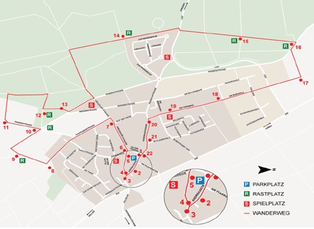 Karte zum Historischer Wanderweg Stockheim