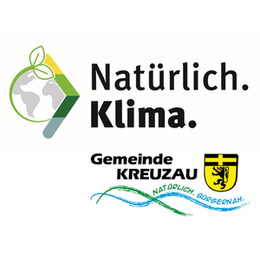 Logo Klimaschutz und Logo Kreuzau