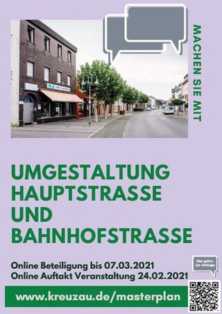 Masterplan Kreuzau Umfrage Hauptstr + Bahnhofstr