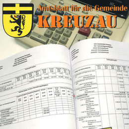 Titel eines Amtsblatts für die Gemeinde Kreuzau
