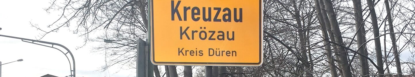 Ortschild Krözau