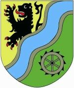 Wappen Kreuzau Ortsteil Obermaubach / Schlagstein