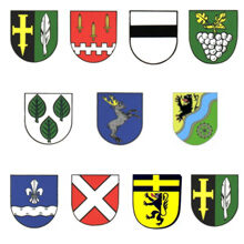 Wappen von Gemeindeorten