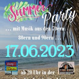 Plakat zur Summer Party Stockheim